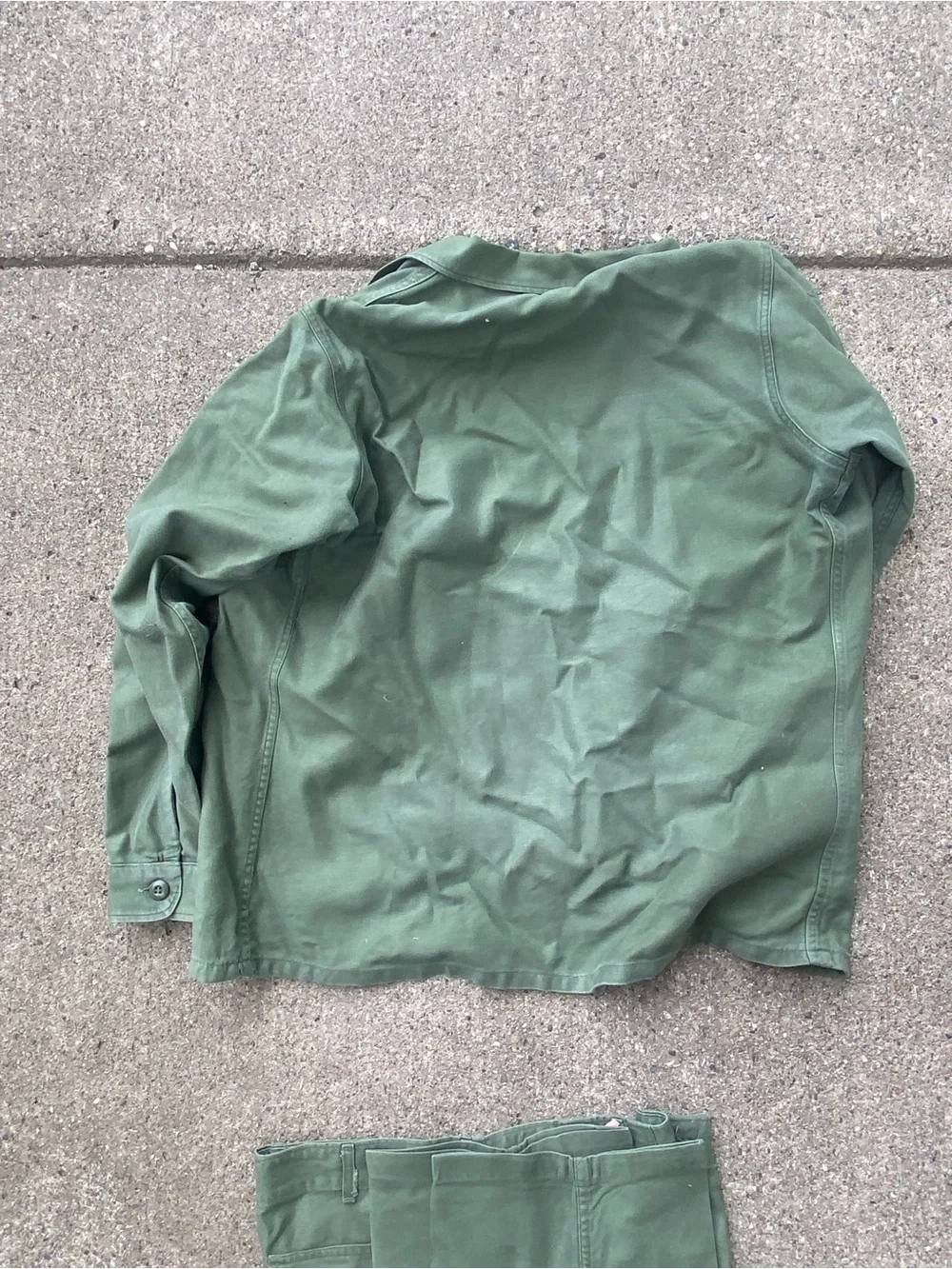 U.S. Army OG-107 Olive Green Utility Shirt with Matching Pants
